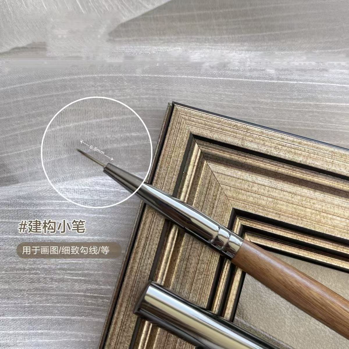 Xiaohongshu, орех, высококачественный полный набор маникюрных инструментов с божественной кистью, профессиональное смешивание, градиент и цвет, набор для окраски/подкладки