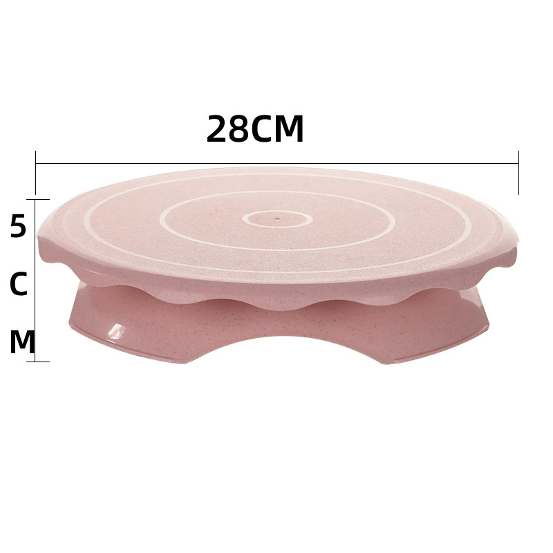 Cake turntable cake turntable with non -slip mounting table cake table cake decorative decorative turntable box packaging