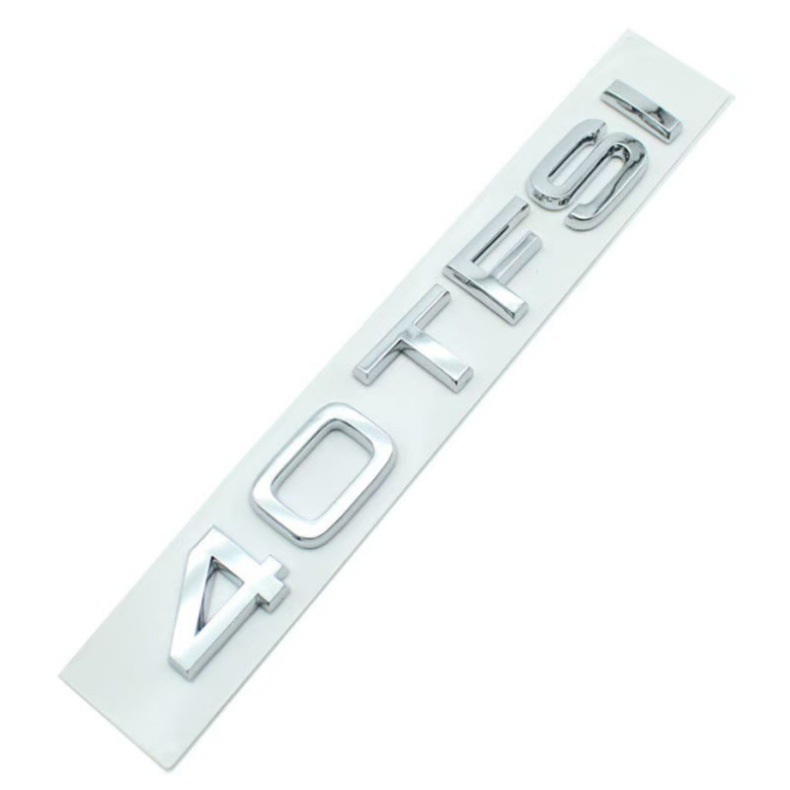 Suitable for Audi 30 35 40 45 50 55Tfsi Car Four-Wheel Drive Side Mark Displacement Mark English Mark Car Sticker