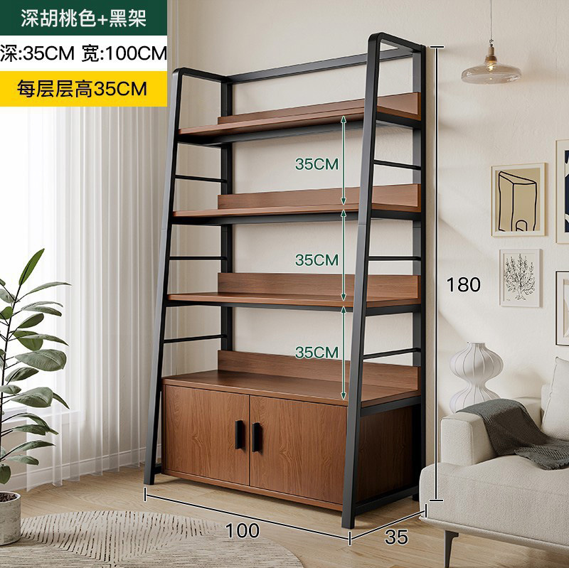 Estante simple estante de almacenamiento de múltiples capas estante de exhibición sala de estar estantería hogar dormitorio piso gabinete de almacenamiento sub-estante