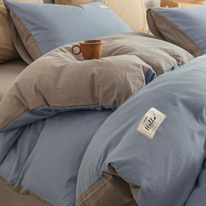 Funda de edredón de algodón de algodón de una sola pieza 180x220 Funda de edredón individual 150x200x230cm Funda de edredón simple de lujo ligero de alta gama