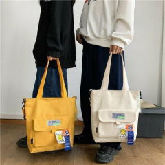 キャンバスバッグ大容量キャンバスバッグ男子学生の新型塾バッグ