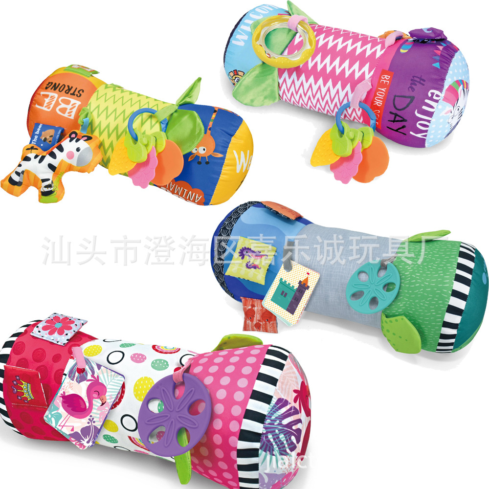 Amazon Baby Crawling Pillow Baby Cushion Pillow Crawling Aid Roller Soothing Pillow Infant Tummy Time Pillow