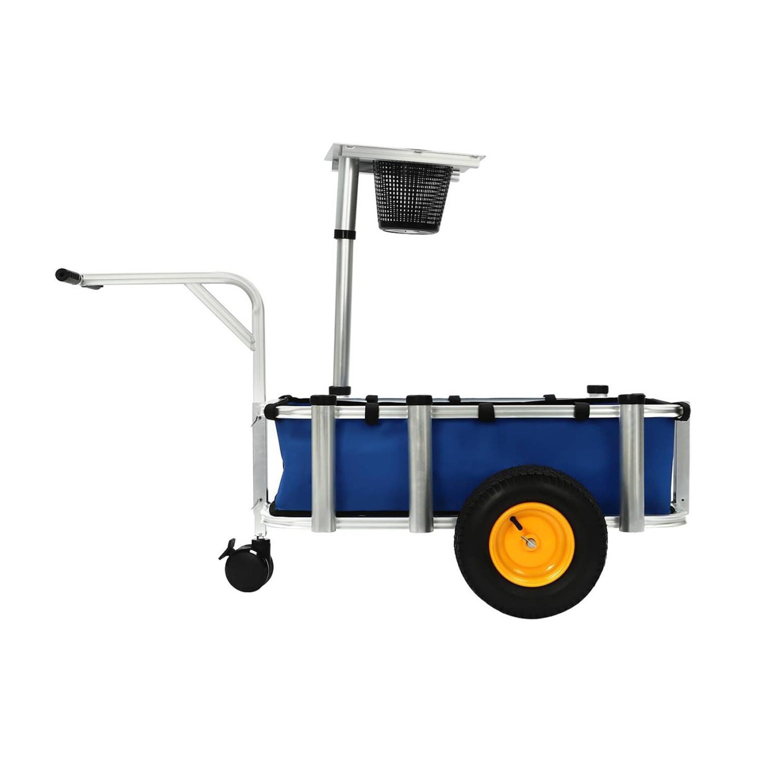 Material de aleación de aluminio carro de pesca multiusos tela Oxford equipo de pesca de playa remolque carro de pesca yate marino motocicleta