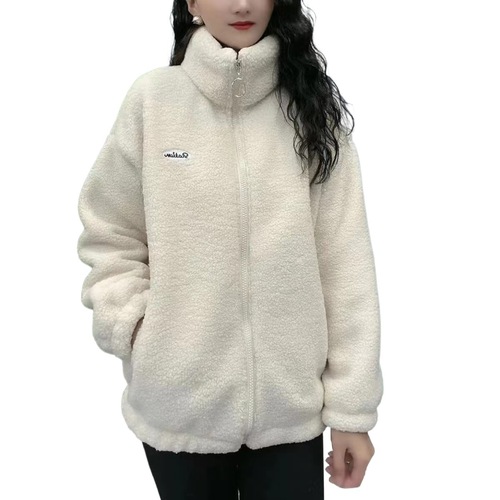 Winter Plush Thick Hooded Coat Mother Insulating Cotton Women Youthful Fashion Velour Loose Slimming Top 20-60