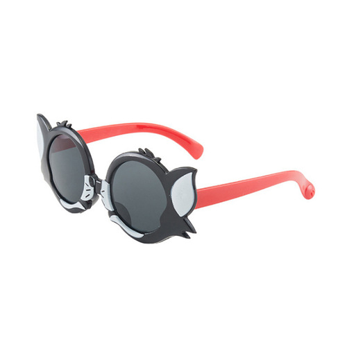 Children's sunglasses baby cartoon cat personalized sunglasses boys and girls anti-UV folding glasses trendy