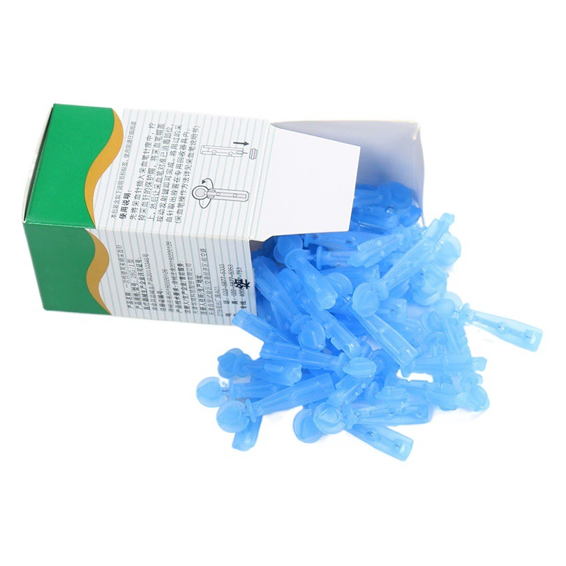 Huahong одноразовая игла для сбора крови Стерильная Медицинская глюкоза в крови Ланцет кровопускная игла головка диарея ручка 26g28g30g