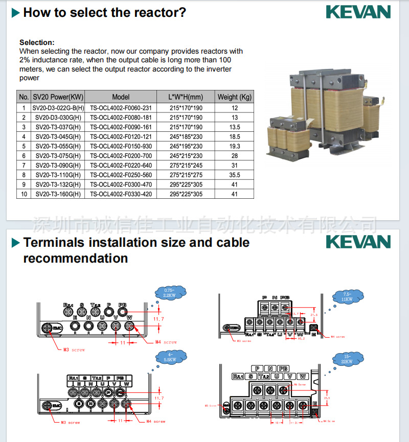 SV20-D3-0.75K ~ 75KW voltaje DC250 ~ 800VKEVAN inversor de conversión de frecuencia de bomba de agua fotovoltaica Kewang