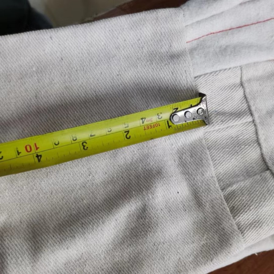 Guantes de Lona de Tres Capas Resistentes a Altas Temperaturas Algodón para Protección Industrial