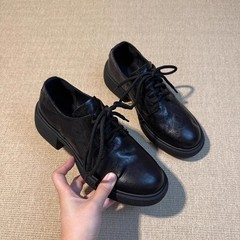 牛革版 ~ 英倫風系は太い靴と小さい靴を持っています。