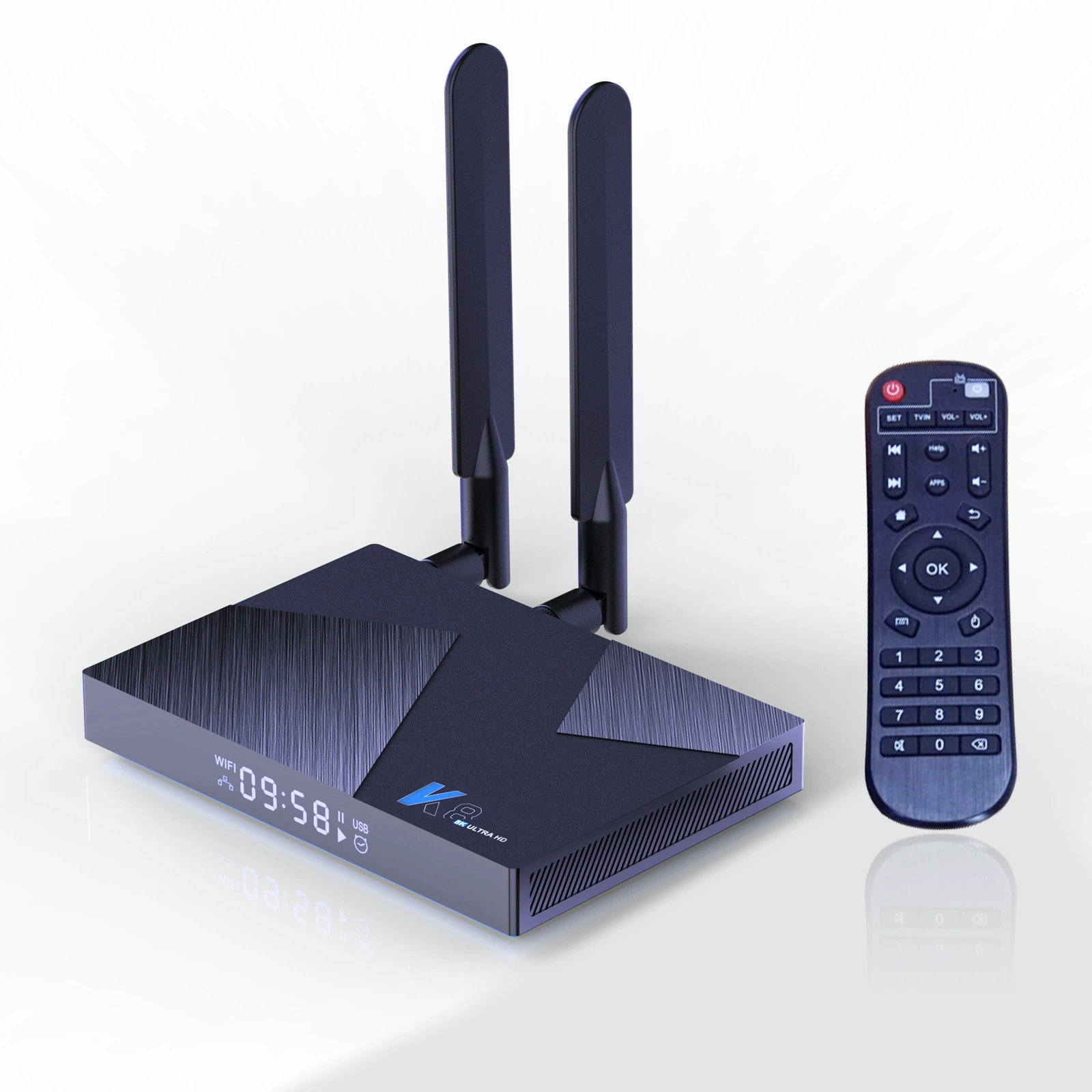 RK3588 высокоскоростной сетевой топ-бокс Android 12 гигабитный 8K2.4G/5G двойной WIFI6 Bluetooth tv бокс