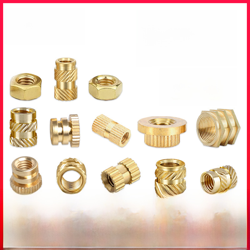 Injection molded hot-melt copper nut Gongzhiwangzhi copper nut…