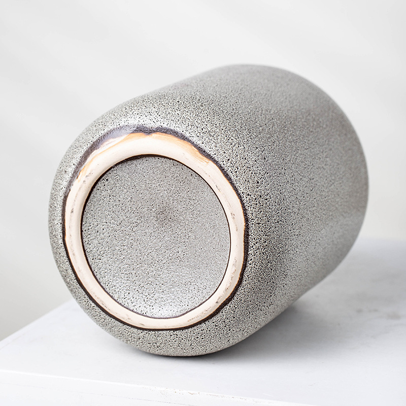 Flor seca pequeña decoración del hogar Morandi vasijo de cerámica sala de estar gabinete de televisión flor flor flor flor de estilo nórdico vasijo