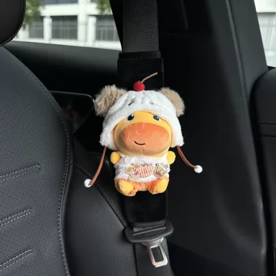 Interior Decoration Anti-Neck Strain — Seat belt shoulder pad - puppy-suit-sitting-position