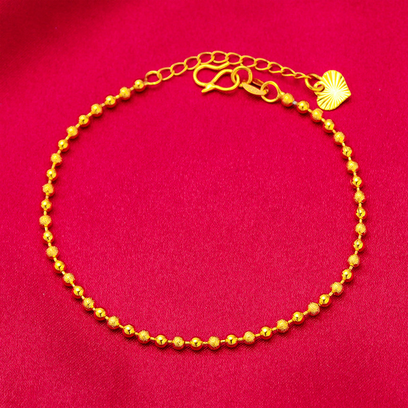 Collar de pulsera fina de las mujeres de oro de arena Collar de traje de mujer de oro de arena de mujeres