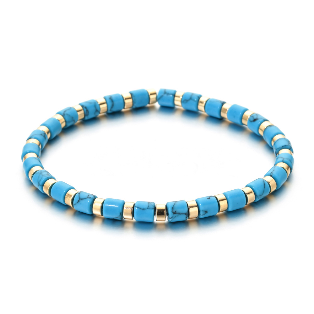 10g Weight Bracelets Classification Natural Stone Chain Material Beaded Chain Chain Type 1 Piece Quantity Daily Occasion natural stone, Agate Material Geometric Pattern All Seasons Season Women's Gender Ethnic Style Style Ethnic Style Geometric Natural Stone Agate Beaded Chain Bracelets In Bulk 14