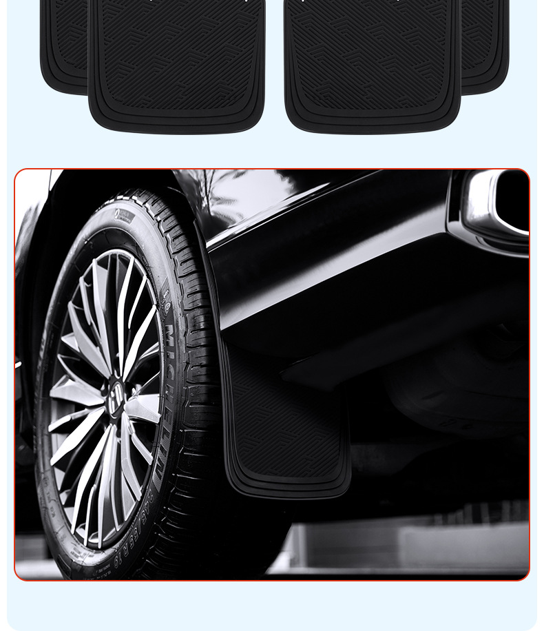 Applicable to Tesla model car wheel fender foreign trade cross-border car modification accessories PVC Fender