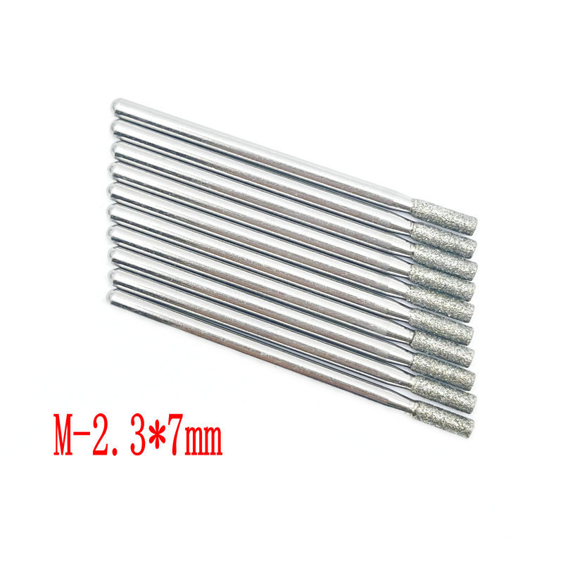 10 unids Amazon Venta caliente nail art carborundum pulido traje uñas descarga taladro piel muerta eliminación diamante Taladro