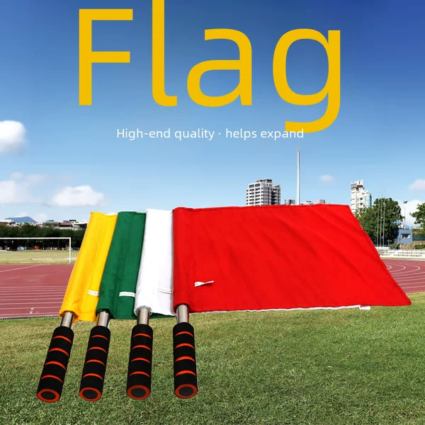 Red and White command flag referee flag signal flag for issuing orders flag border cutting flag patrol flag traffic warning flag wholesale
