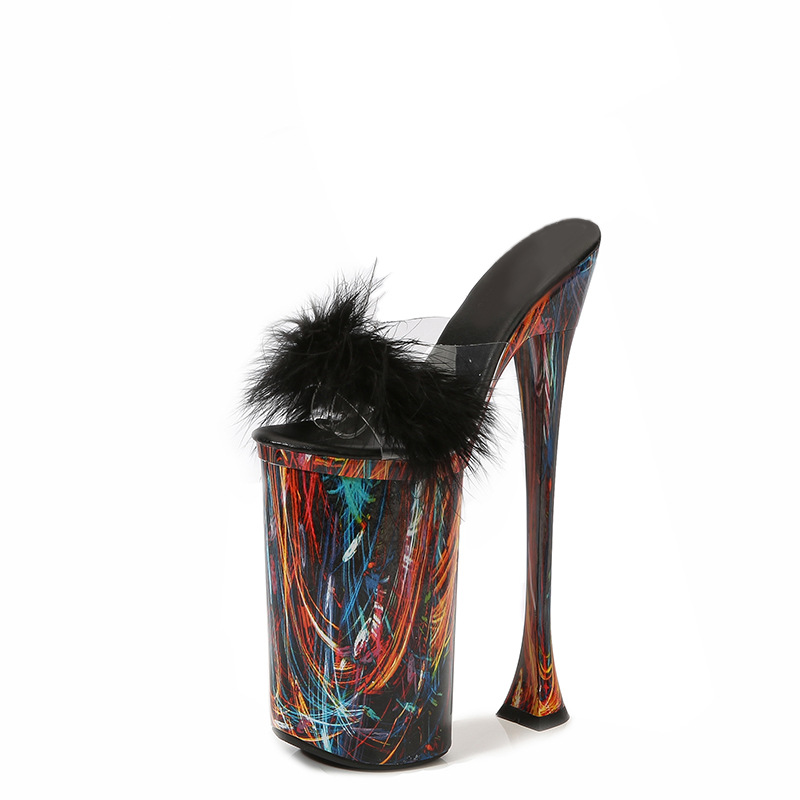10326-17 National style 26CM foreign trade Hentian super high heels…