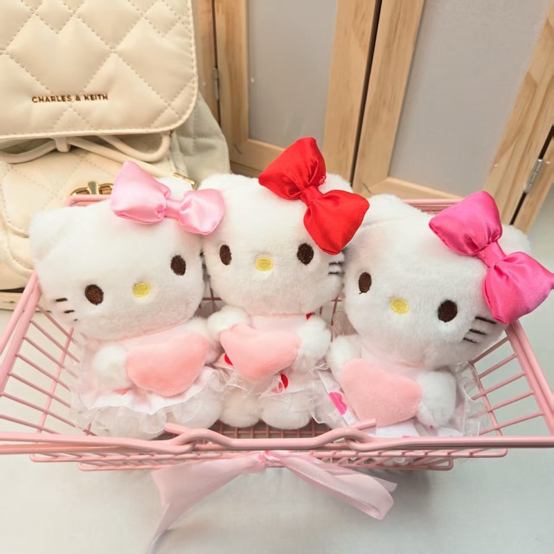 漫画クリエイティブかわいいキティ猫ぬいぐるみ人形ペンダントキーホルダーカップルバッグ人形小さなペンダント|undefined