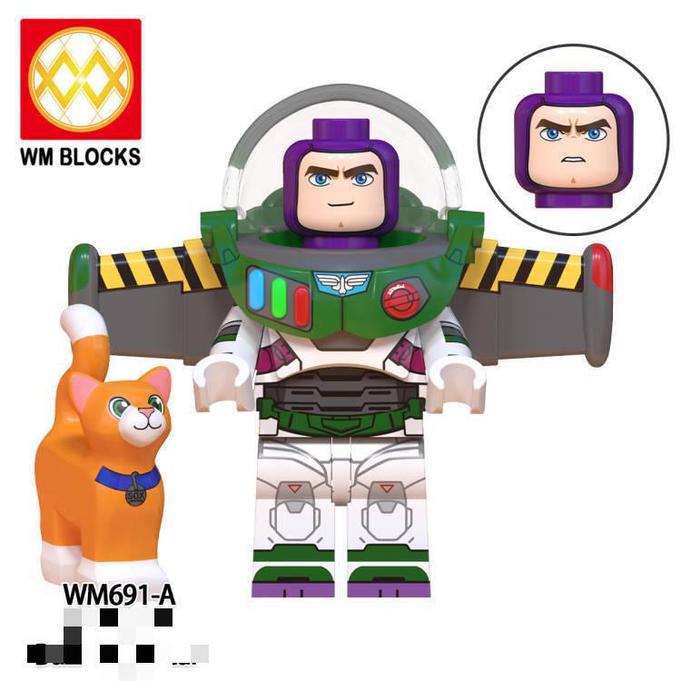 Foreign Trade Goods Wm691-A Assembled Toys Animation Movie Series Building Block Minifigure Bag