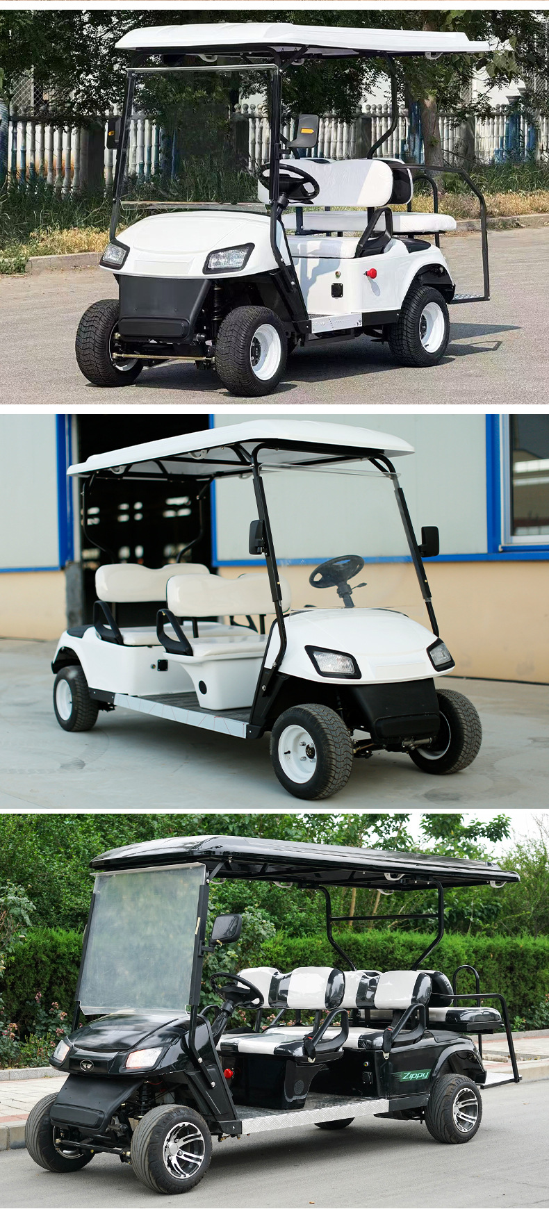 Electric golf cart, factory, scenic area, airport shuttle vehicle, hotel and guesthouse linen cart, foreign trade container transport vehicle, sightseeing vehicle