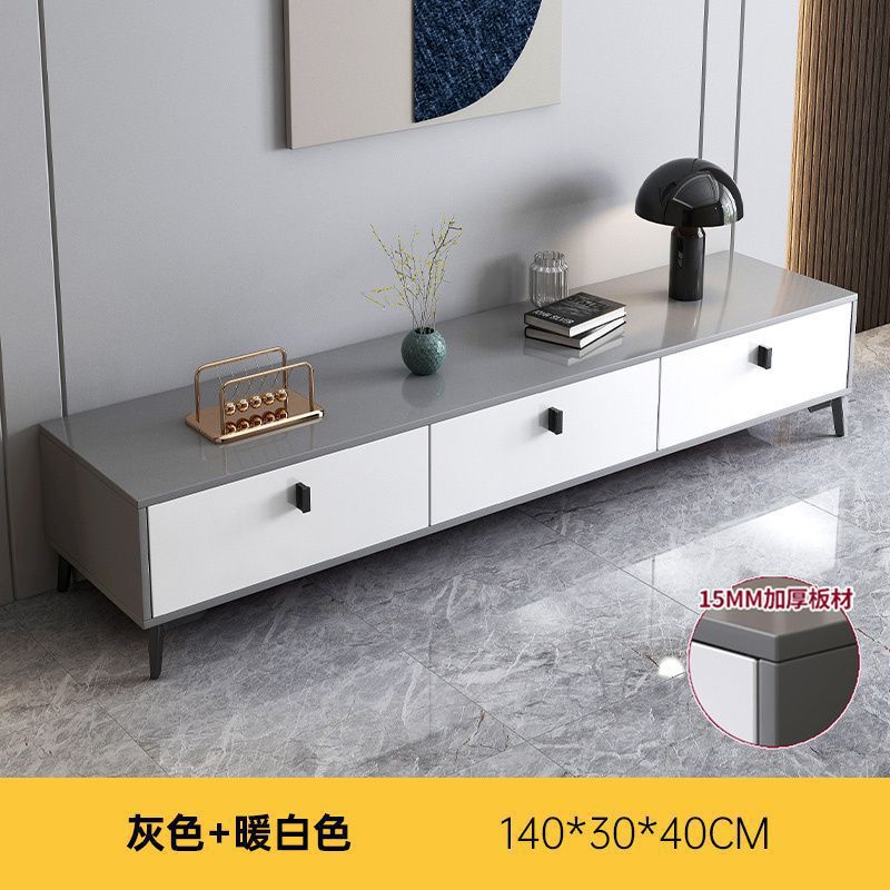 Mueble de TV moderno nórdico, apartamento pequeño, mueble de TV de pierna de madera maciza simple, mueble de pared para el hogar, mueble de TV telescópico, sala de estar