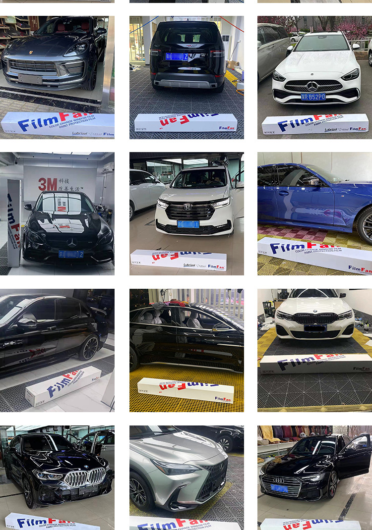 Tpu Liquid Metal Cherry Red Color Changing Film Ppf Colorful Car Paint Protective Film Car Film Self-Healing Anti-Scratch