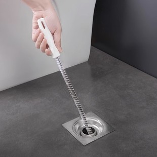 Pipe brush sewer dredging artifact household hair cleaning anti-blocking cleaning stick multifunctional dredging drainage tool