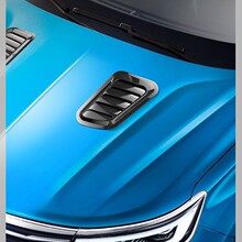 汽车假出风口引擎盖装饰风口改装碳纤维通风口进风口机盖假风口贴