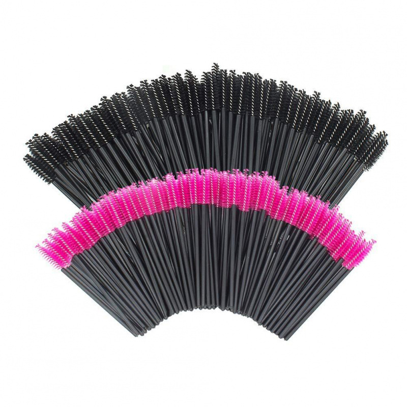 Cross-Border Temu and Shein Dropshipping Disposable Eyelash Brushes Makeup Brushes Eyelash Extension Cleaning Sticks Lip Brushes Makeup