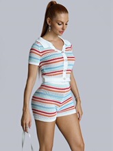 S 35807 Sexy Knit Two Piece Set �Ը���֯��װ �羳����