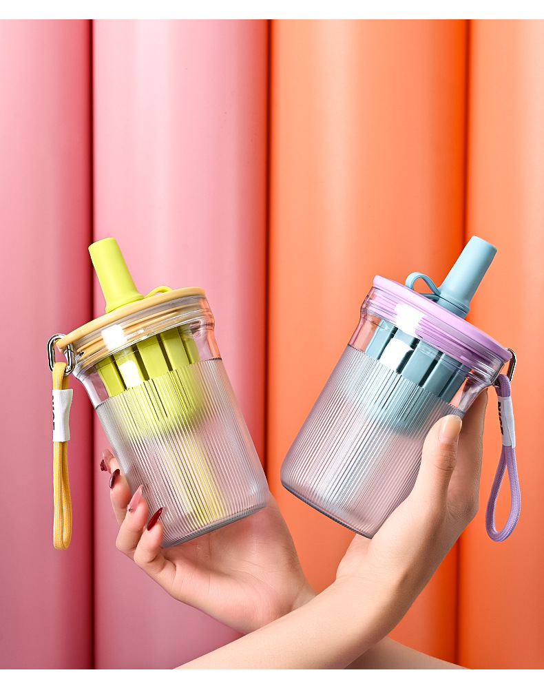 茶水分离果茶杯