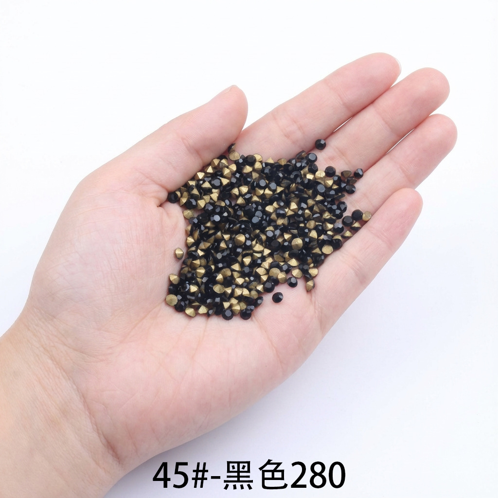 43 # - 48 # venta transfronteriza de uñas de color pila de taladro de vidrio comercio internacional AA taladro accesorios de joyería DIY