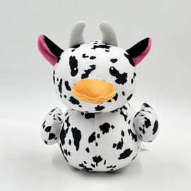 跨境新款 cow duck plush 奶牛鸭子毛绒玩具公仔 毛绒玩偶