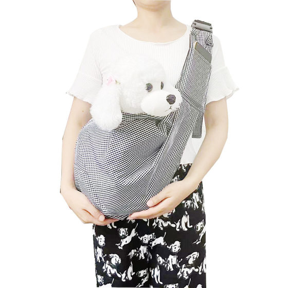 Crossbody one-shoulder pet bag for going out folding portable breathable pet backpack large capacity wholesale cat bag