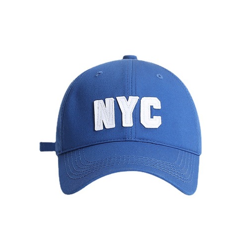 NYC Letter Soft Cap Baseball Cap for Men and Women, Unisex Couple Wide Brim Duckbill Hat for Sun Protection and Cotton Hat