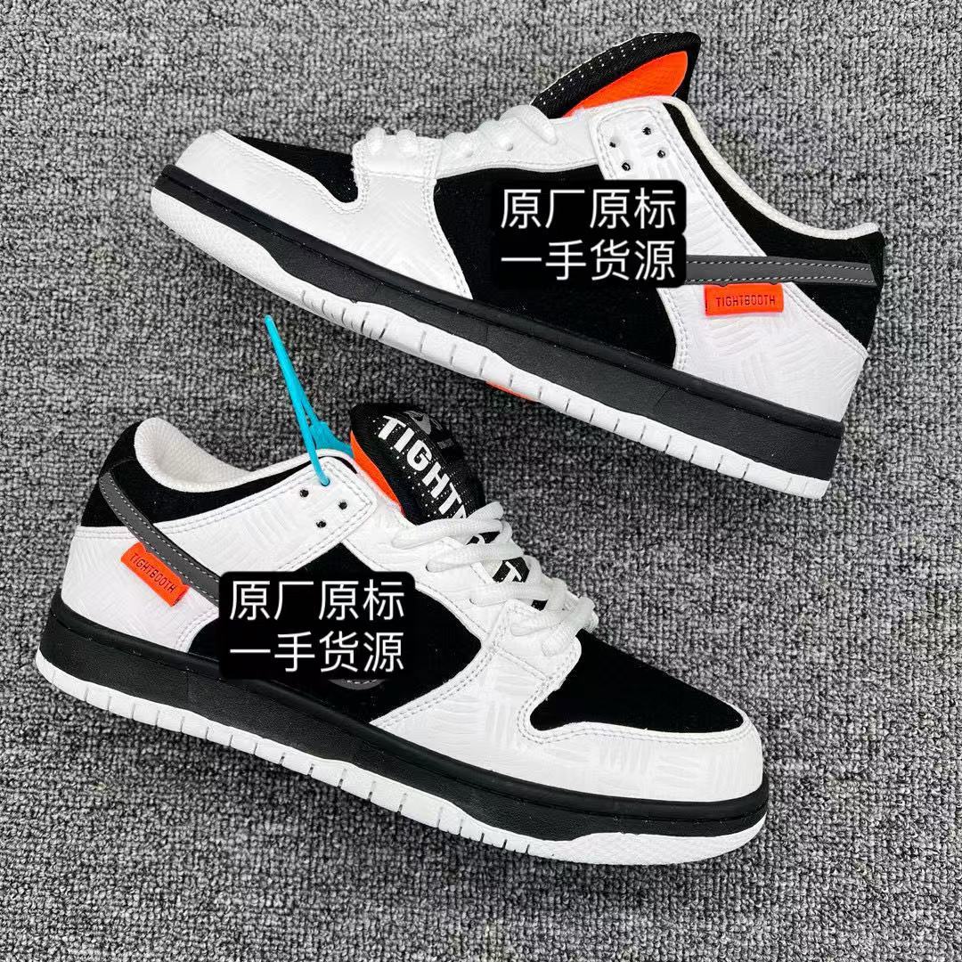 Putian genuino dunk low-top puro original sb zapatillas de deporte blanco y negro panda cereza polen azul marino pareja zapatillas de deporte para hombres y mujeres