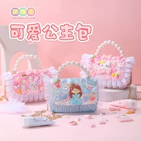 Кремовый клей, наклейки для игрового домика для девочек, имитация украшений, детские игрушки, оптовая сумка для украшений