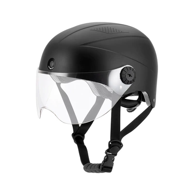 Built-in Bluetooth Headset Helmet AI Riding Helmet Receives and Calls Navigation Listening to Music (Motorcycle Helmet Headset) - black