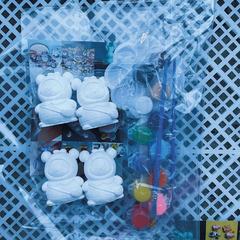 彩繪兒童石膏娃娃塗色畫創意塗鴉diy填色石膏娃娃套裝擺地攤