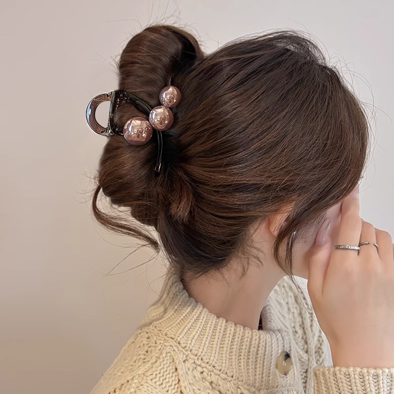 Cantidad de cabello menos agarrar clips para mujeres de alta calidad 2025 nuevo clip de cabello de cabeza media clip de tiburón tocado clip de cabello