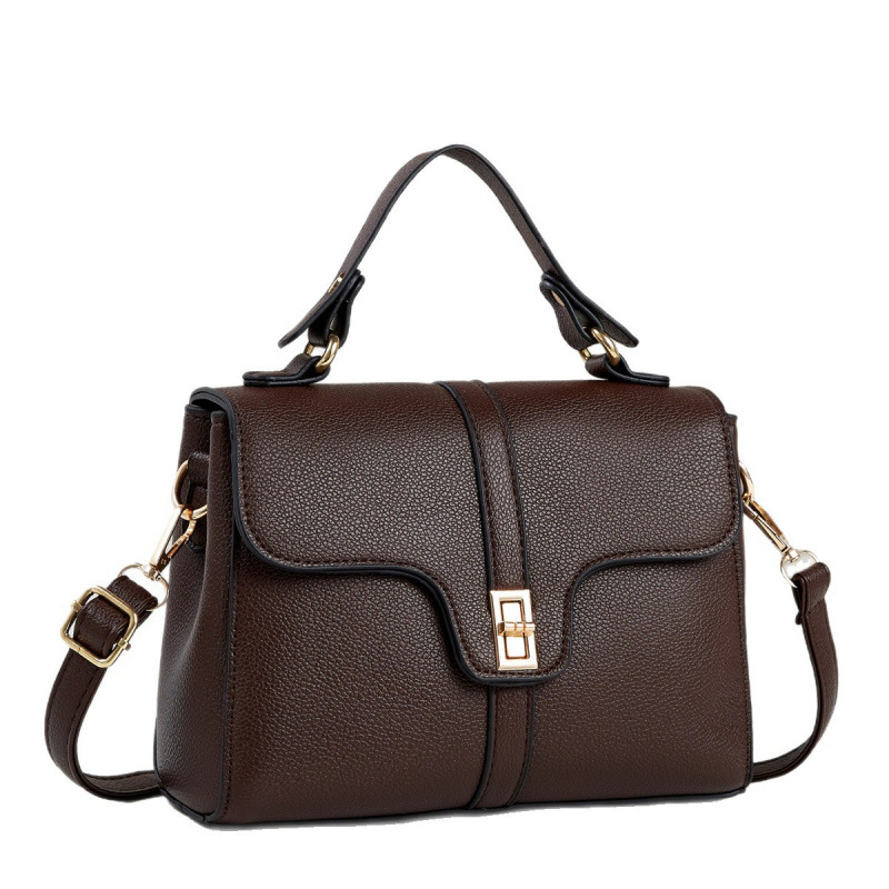 Exquisita bolsa de damas 2025 nuevo bolso de color sólido bolso de hombro casual bolso de hombro universal bolsas transfronterizas