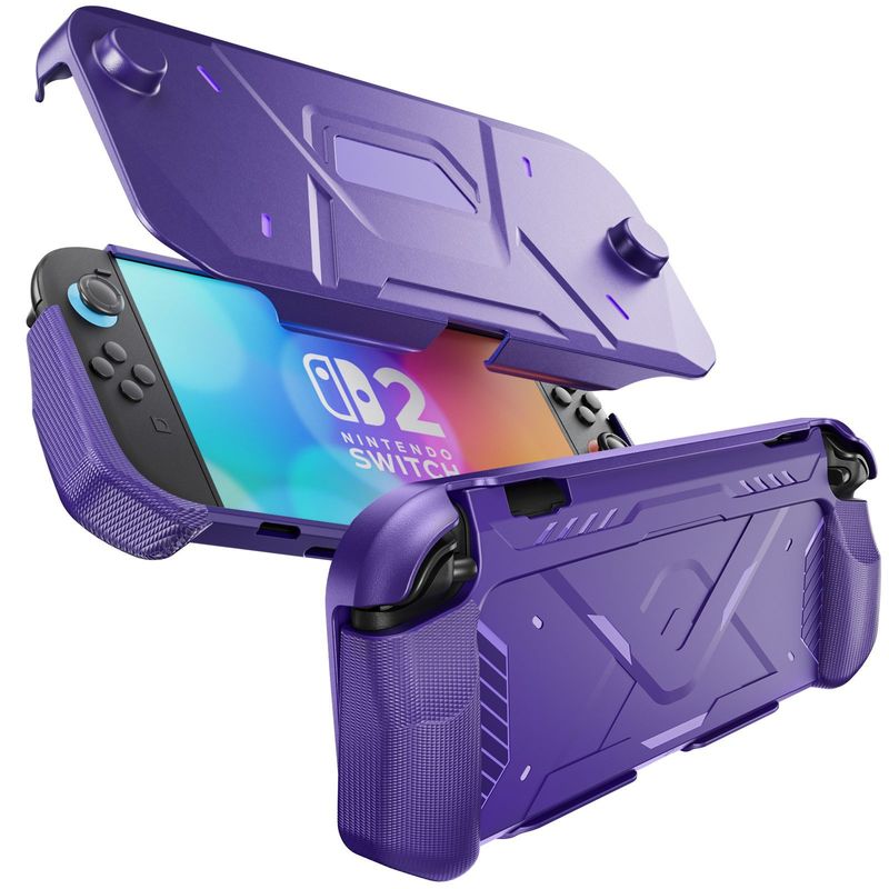 SWITCH2 ゲームコンソール保護ケース NS2 ゲームコンソールメカスタイル保護ケース TPU ソフトボトム PC カバーに適しています|undefined