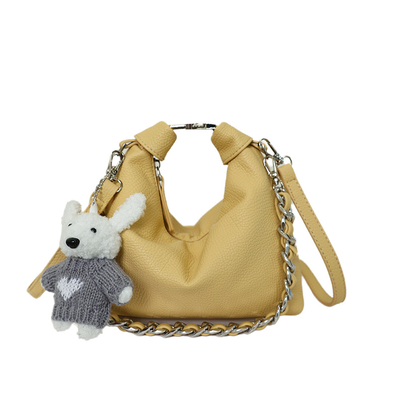 Korean Style Designer Damentasche Mit Kette Macaron Umhängetasche_voghion.com