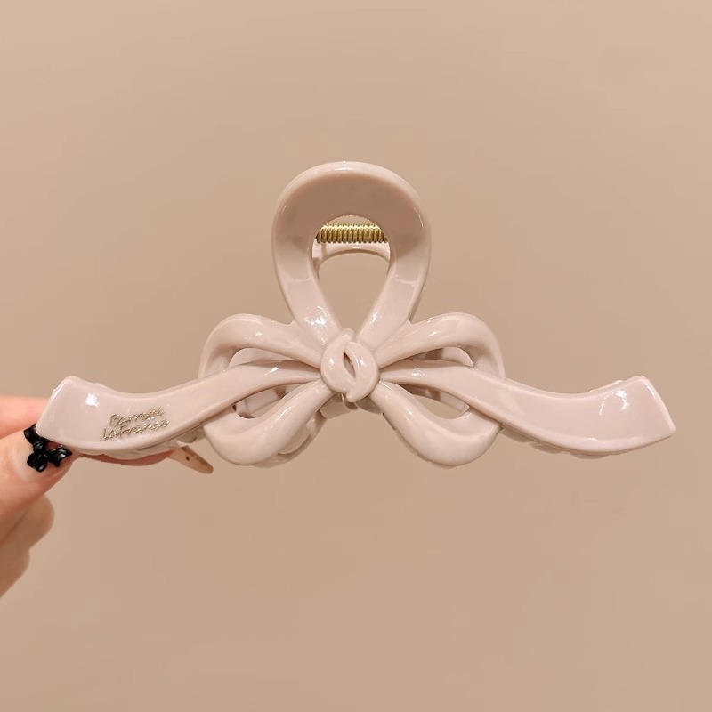 Clip de tiburón grande, clip de agarre para el cabello de placa de sensación de alta calidad, horquilla de temperamento, nuevo estilo, horquilla de gran volumen, tocado de primavera y verano, mujer