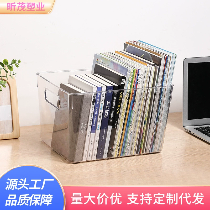 Ящик для хранения книг Прозрачная корзина для хранения книг из ПЭТ Студенческая книга с картинками Oxford Tree Storage Настольный Органайзер