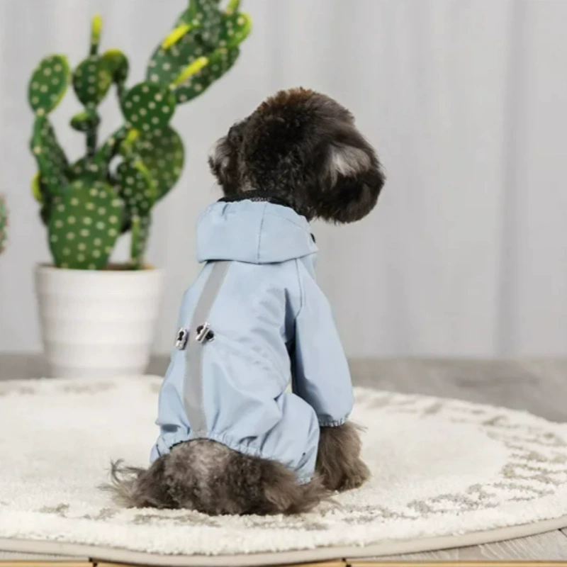 Одежда для собак, четырехлапый дождевик для собак, товары для кошек и собак, оптовая продажа, непромокаемая дышащая светоотражающая одежда