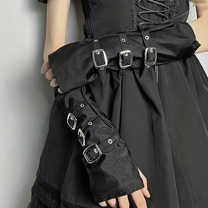 X 15919 Punk Half-finger Arm Sleeves 暗黑朋克半截袖套